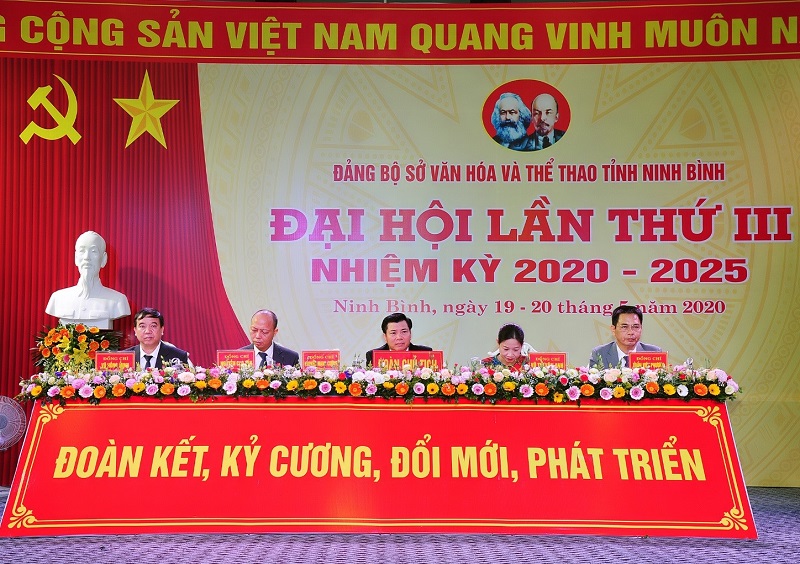 Đảng bộ Sở Văn hóa và Thể thao Ninh Bình tổ chức thành công Đại hội lần thứ III, nhiệm kỳ 2020 - 2025