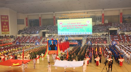 Khai mạc Đại hội TDTT tỉnh lần thứ VI- năm 2018