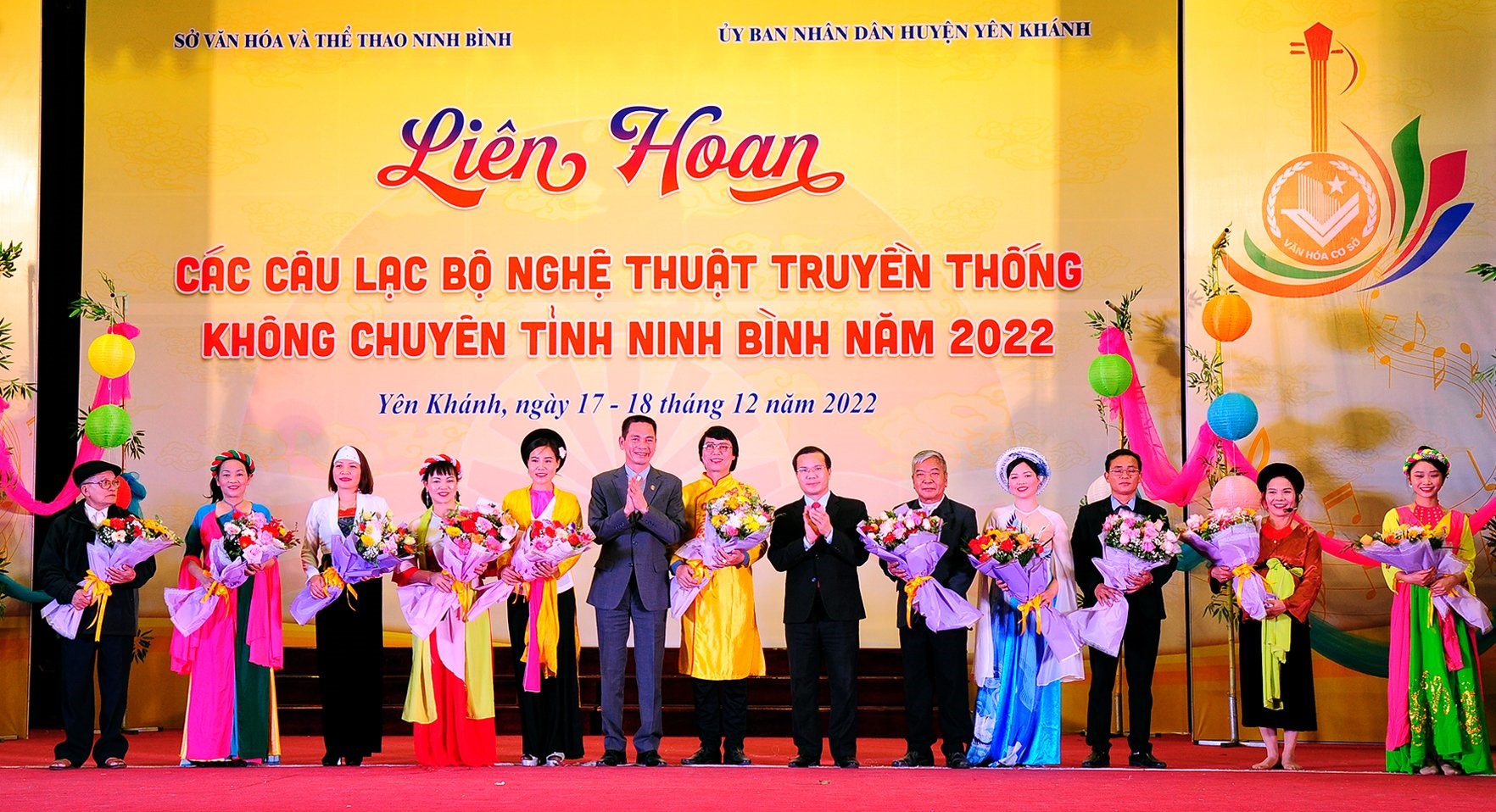 Liên hoan các câu lạc bộ nghệ thuật truyền thống không chuyên tỉnh Ninh Bình năm 2022.