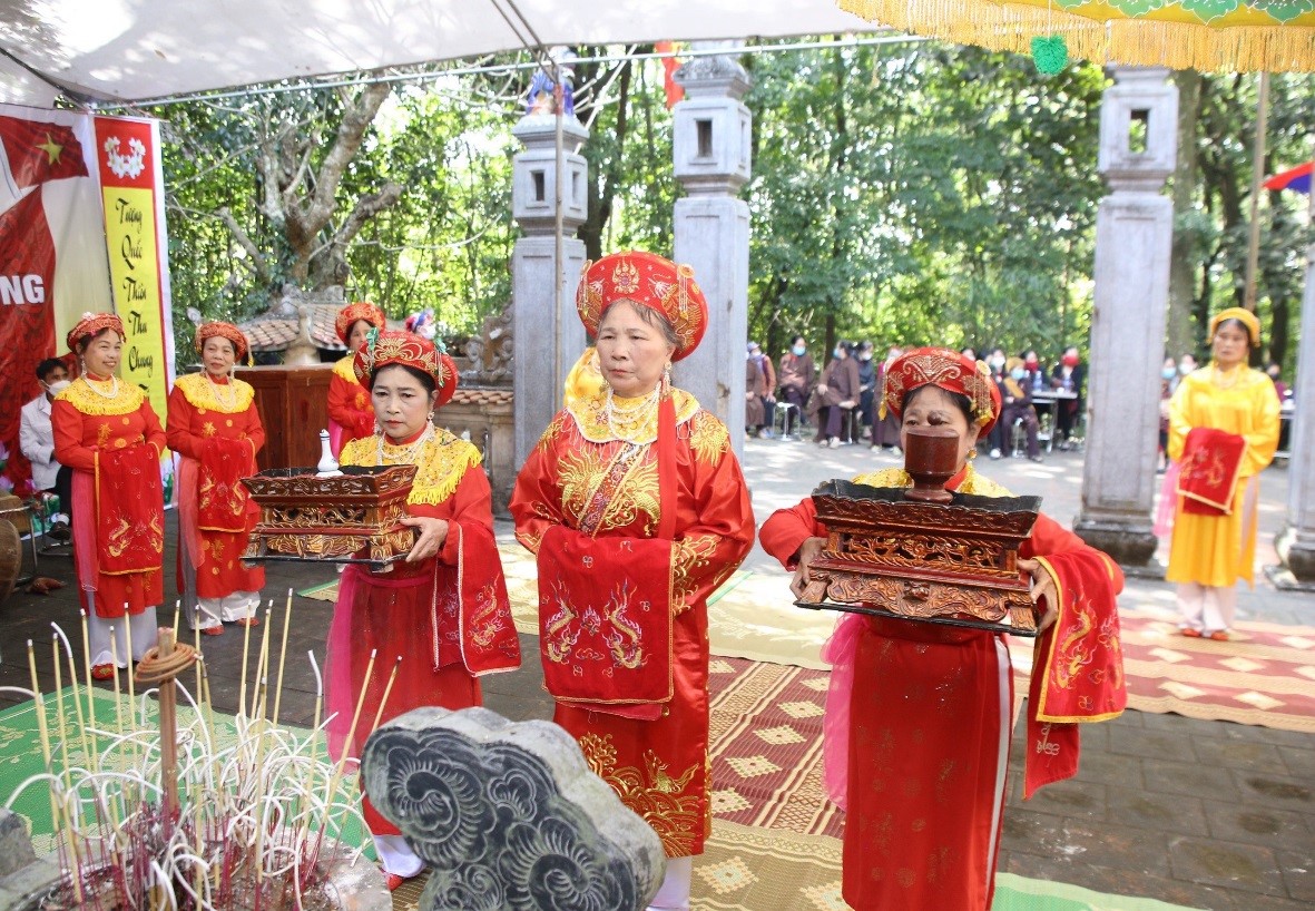 Lễ hội văn hóa đền Thượng Thái Sơn, xã Sơn Lai, huyện Nho Quan