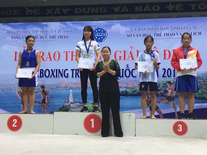 Đoàn VĐV KickBoxing Ninh Bình tham dự giải vô địch trẻ toàn quốc 2019