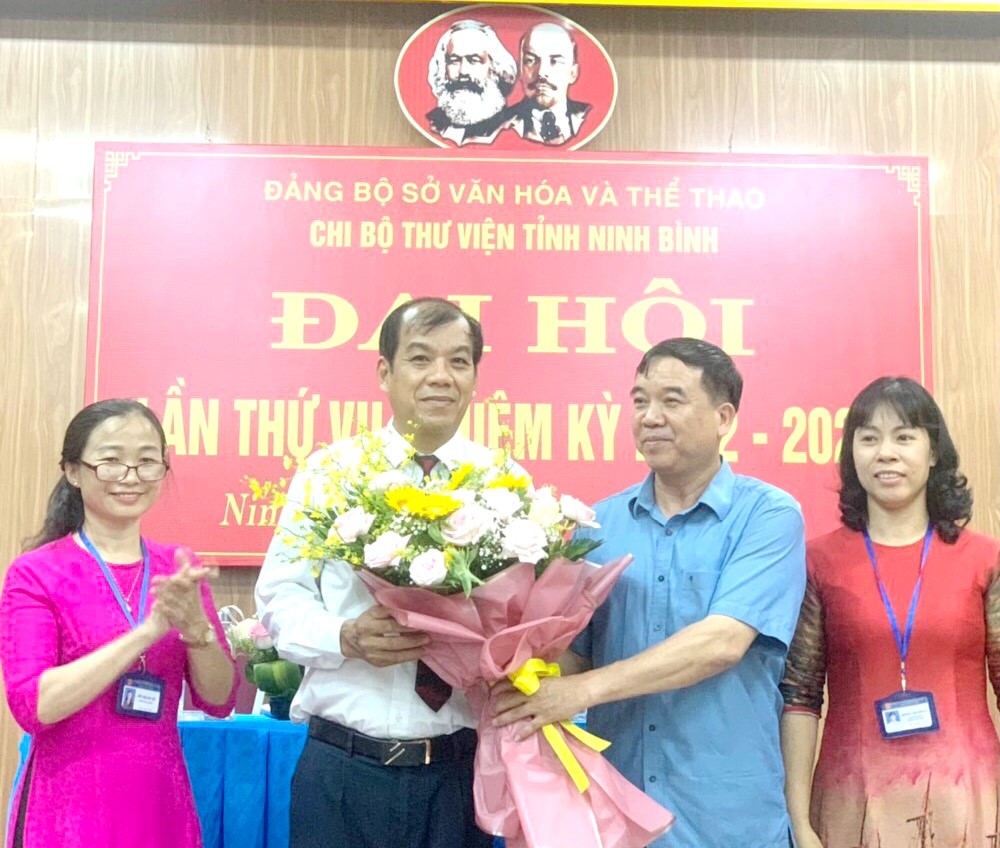 Thư viện tỉnh Ninh Bình tổ chức Đại hội chi bộ  lần thứ VII, Nhiệm kỳ 2022-2025