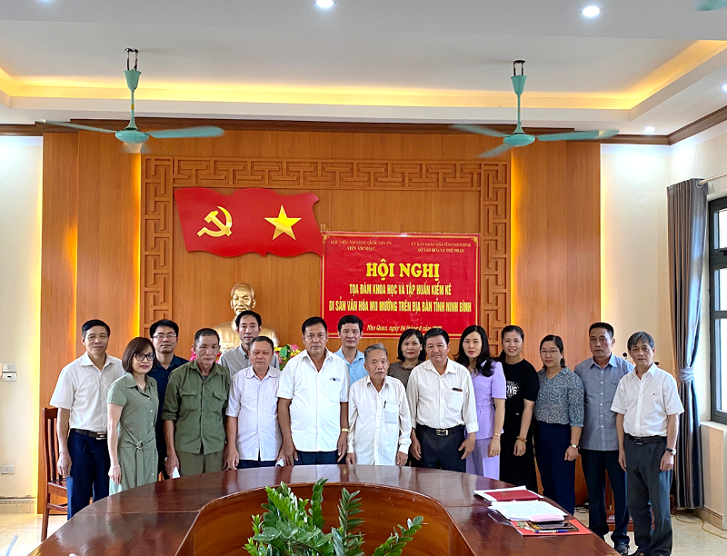 Sở Văn hóa và Thể thao tổ chức Hội nghị tọa đàm khoa học  và tập huấn kiểm kê Di sản văn hóa Mo Mường trên địa bàn tỉnh Ninh Bình