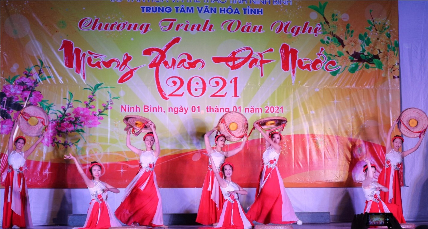 Trung tâm văn hoá tỉnh Ninh Bình tổ chức văn nghệ “Mừng xuân đất nước 2021”