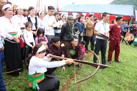 Nhiều môn thể thao truyền thống của người Mường Nho Quan được duy trì và phát triển